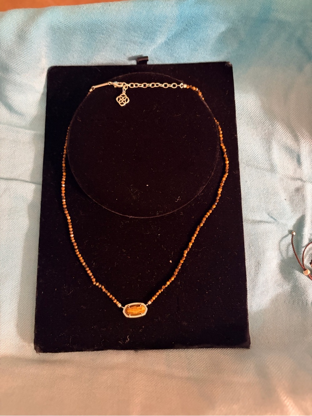 Kendra Scott Tiger Eye Necklace